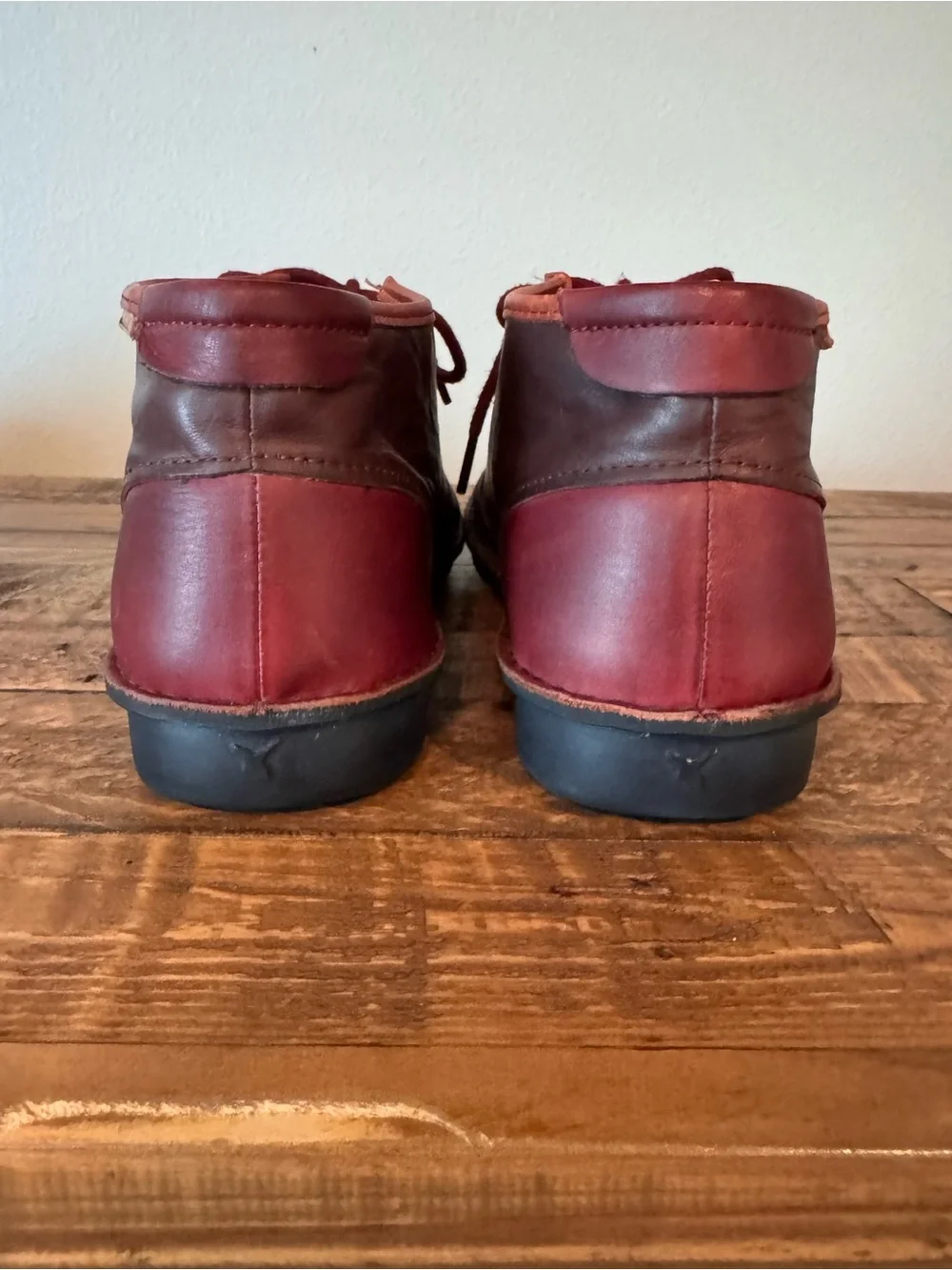 Pikolinos Santiago Men's Leather Chukka Boots Olmo Garnet Brown/Red EU 44 US 11